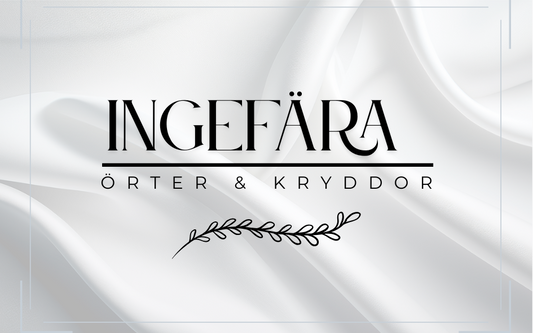 Ingefära Kryddetikett (Klistermärke) lelastore